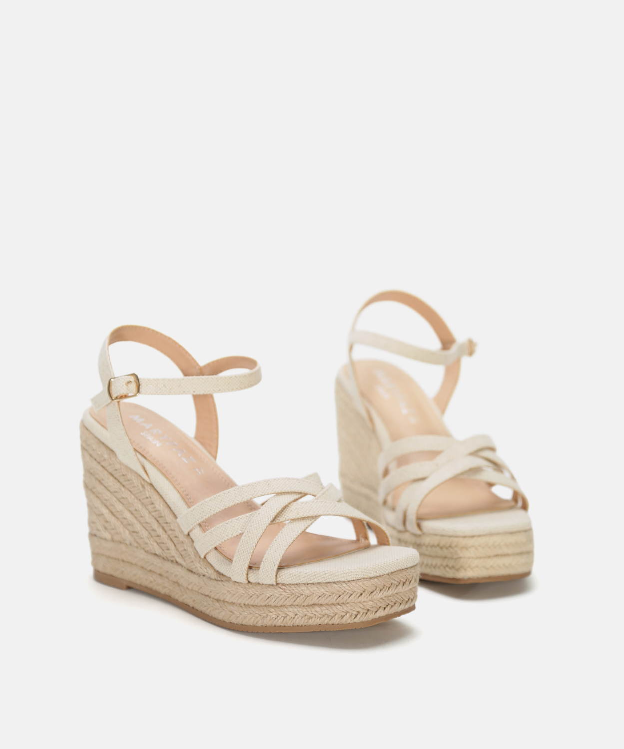 Sand&aacute;lia de esparto com m&uacute;ltiplas tiras image number null